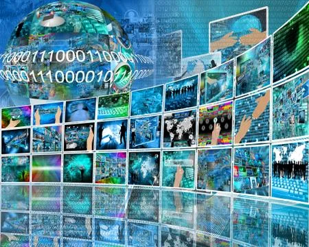 Internet perspective 스톡 일러스트