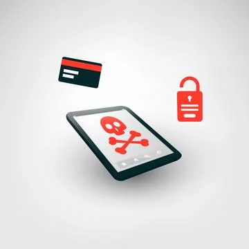 Internet Phishing, Account Hacking Attempt - Hacker Activity, Data Theft, H.. 스톡 일러스트