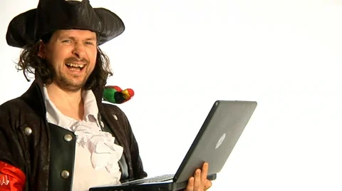 Internet pirate | Video | Pond5