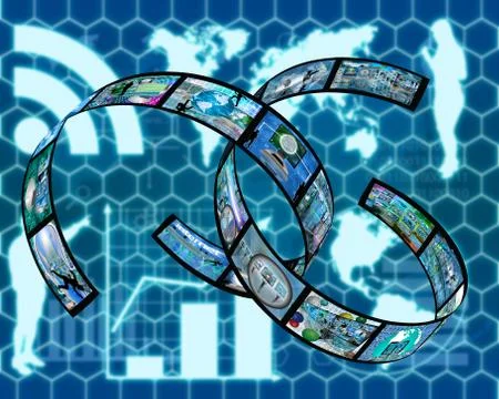 Internet plexus 스톡 일러스트