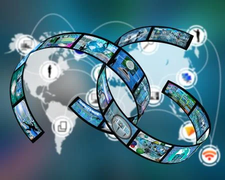 Internet plexus Stock Illustration