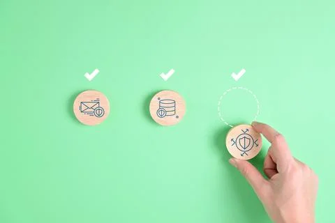 Internet privacy icon background. Security icon protection and internet privacy Stock Photos