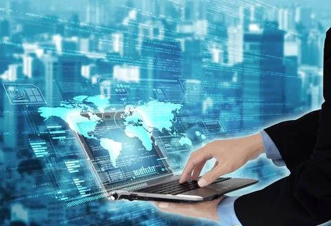  Internet Programming Technology Concept Internet Programming Technology C... Foto stock