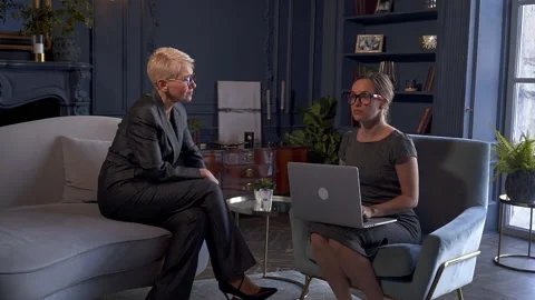 Internet provides access to psychotherapy specialists online Akspb Stock Footage 156880926