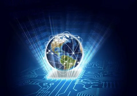 Internet Rising Stock Illustration