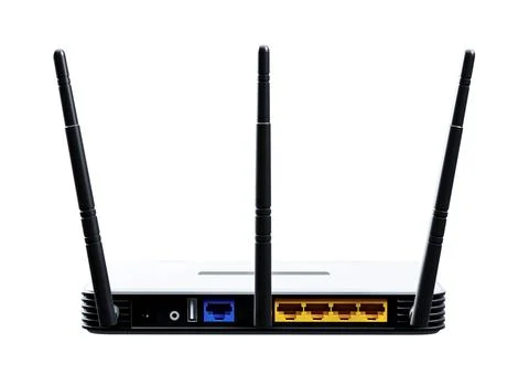 Internet router 3d model Illustrazione stock