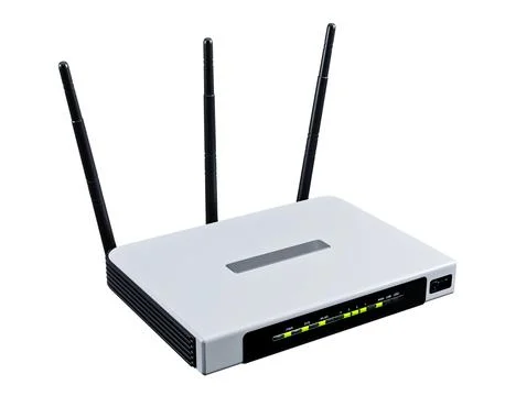 Internet router 3d model Stock Illustration