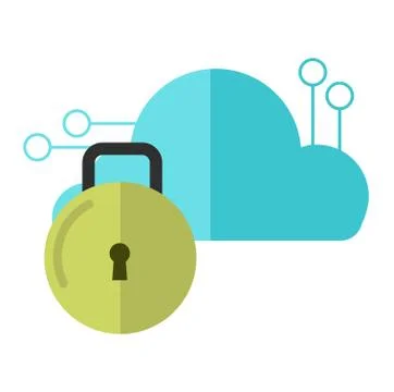 Internet safety icon isolated イラスト素材