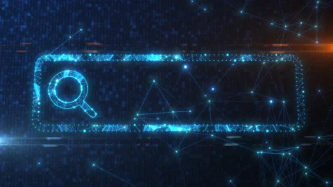 Internet search bar web browser window icon conceptual design Stock Footage 178801552