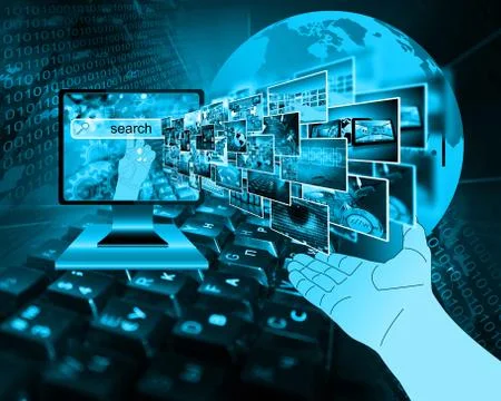 Internet search Stock Illustration