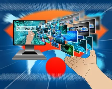 Internet search Stock Illustration