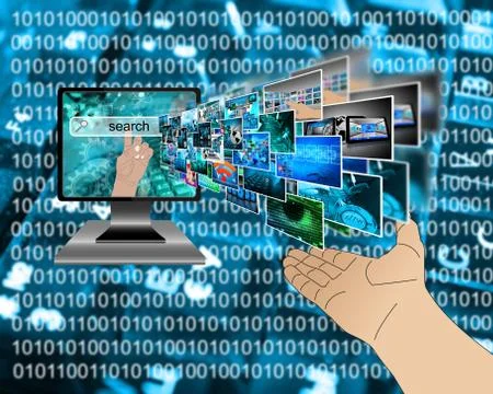 Internet search Stock Illustration