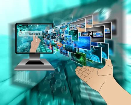 Internet search Stock Illustration