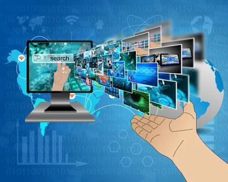 Internet search Stock Illustration