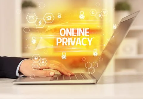 Internet security and data protection concept Stock Photos