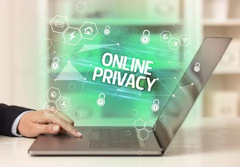 Internet security and data protection concept 스톡 사진