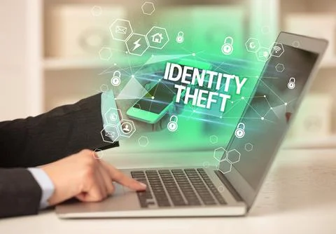 Internet security and data protection concept 스톡 사진