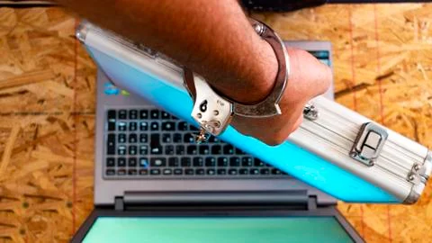 Internet security and data security Stock Photos