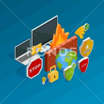 Internet Security Concept Stock Illustration