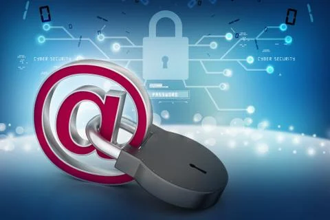 Internet security concept Illustrazione stock