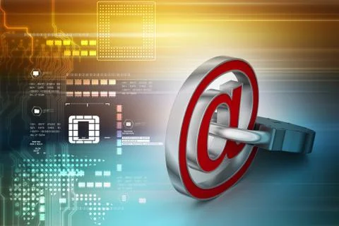 Internet security concept Stock Illustration