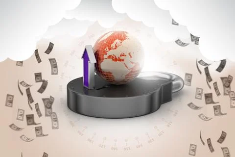 Internet security concept Stock Illustration