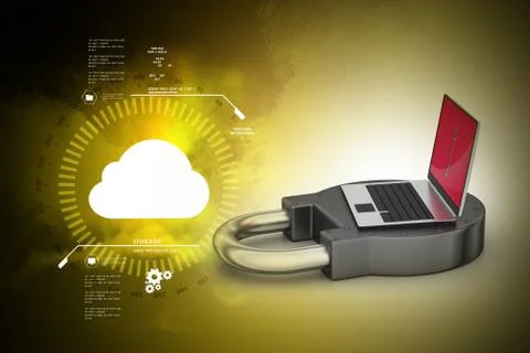 Internet security concept 스톡 일러스트