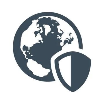 Internet security concept Illustrazione stock