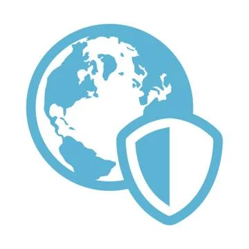 Internet security concept イラスト素材