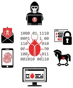 Internet Security Concept Stock Illustration