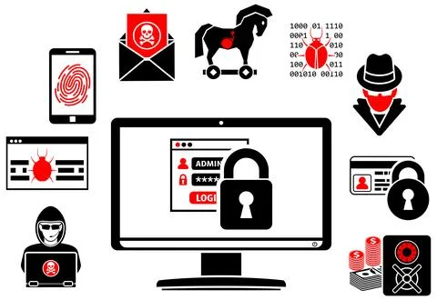 Internet Security Concept Stock-Illustration