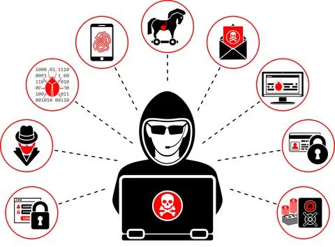 Internet Security Concept Stock Illustration