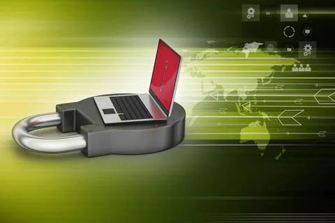 Internet security concept Internet security concept Copyright: xZoonar.com... Foto stock