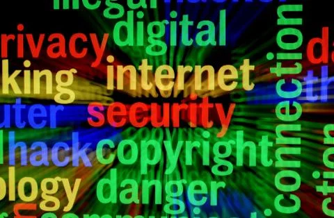 Internet security copyright Stock-Illustration