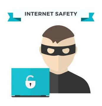 Internet security data privacy vector illustration Stock Illustration