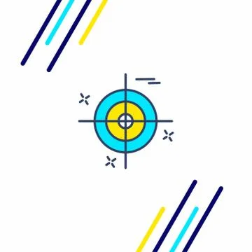 Internet security icon with light background and unique design Stock Illustration