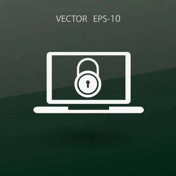 Internet security icon. vector illustration Stock Illustration