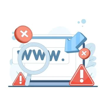 Internet security illustration Stock Illustration