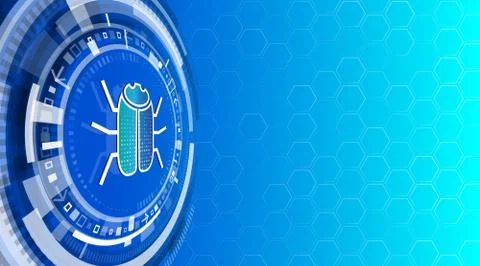 Internet security vector illustration. Stock Illustration