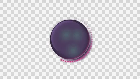 Internet security verification pink dotted glass animated loading state Stock Footage 340286166