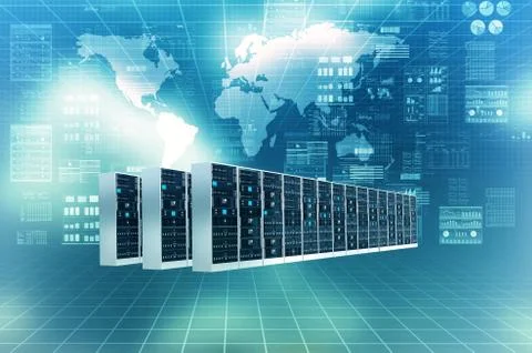 Internet Server Stock Illustration