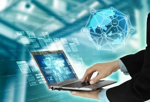 Internet Server Programming Technology Concept Internet Programming Techn... 写真素材