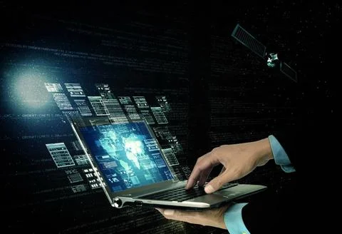  Internet Server Programming Technology Concept Internet Programming Techn... Foto stock