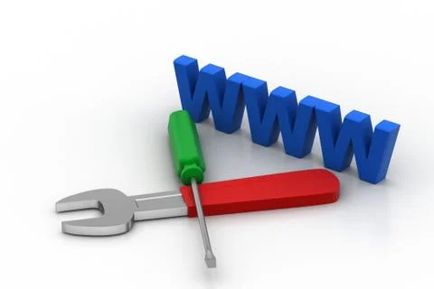 Internet service concept Stock-Illustration