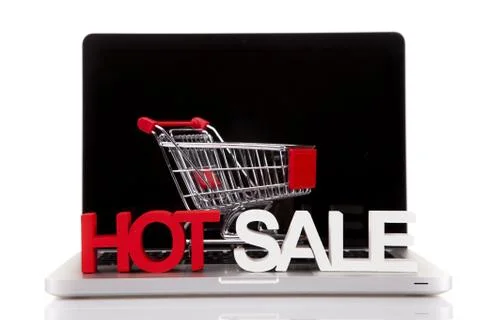 Internet Shoping concept Stock Photos