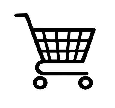 Internet Shopping Cart Realistic E Commerce Vector Icon EPS Stock Illustration