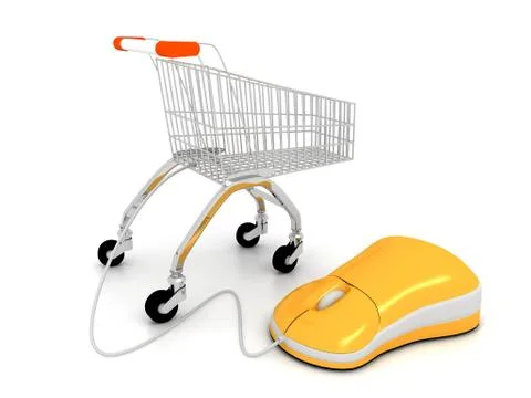 Internet shopping concept Illustrazione stock