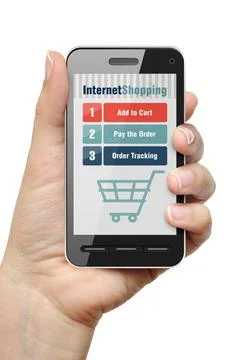Internet shopping concept Stock Photos