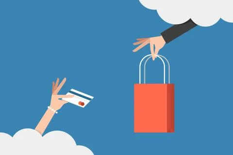 Internet shopping Stock Illustration