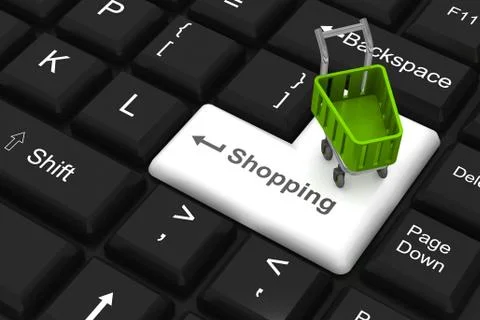 Internet shopping Stock Illustration